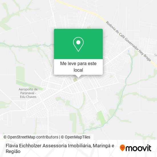 Flávia Eichholzer Assessoria Imobiliária mapa