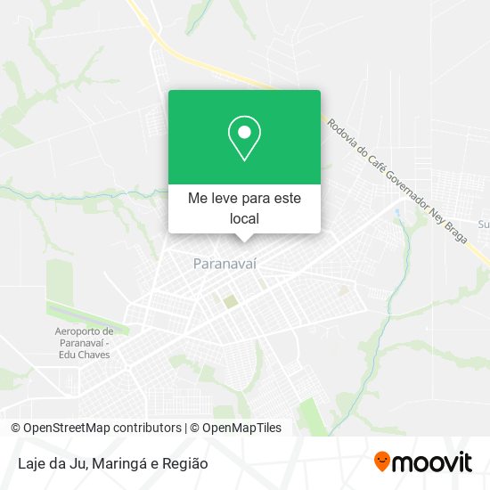 Laje da Ju mapa