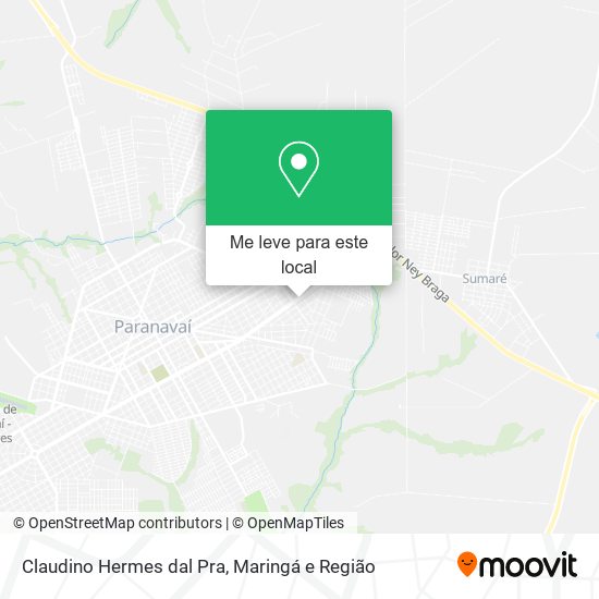 Claudino Hermes dal Pra mapa