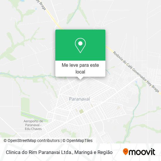 Clinica do Rim Paranavai Ltda. mapa