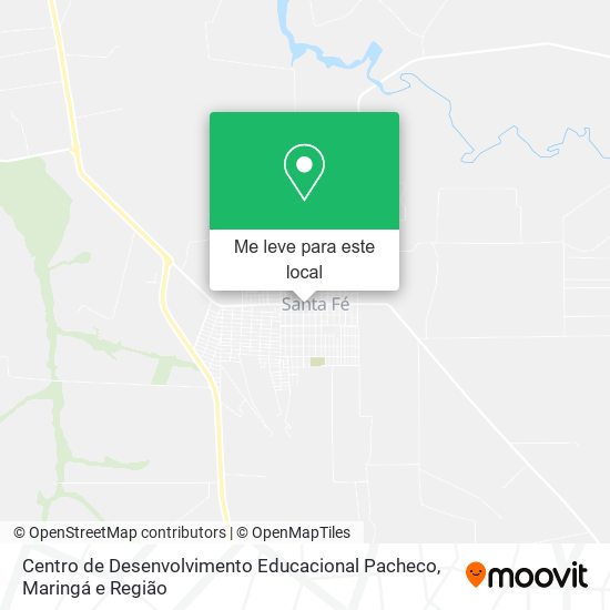 Centro de Desenvolvimento Educacional Pacheco mapa