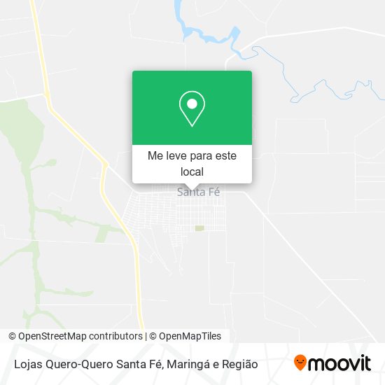 Lojas Quero-Quero Santa Fé mapa