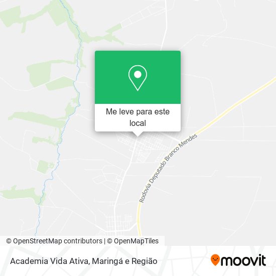 Academia Vida Ativa mapa