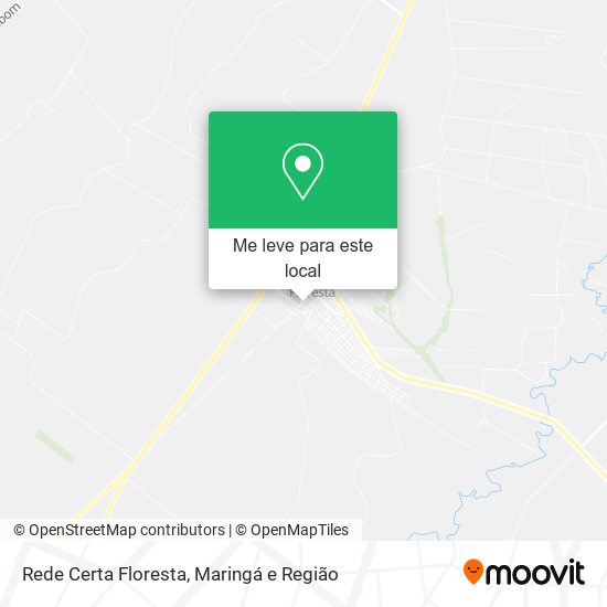 Rede Certa Floresta mapa