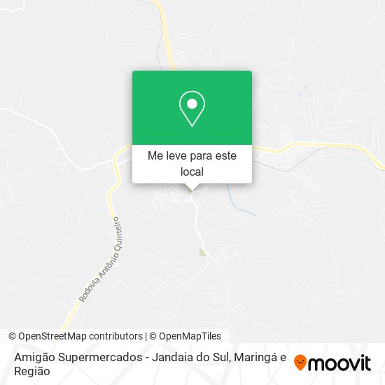 Amigão Supermercados - Jandaia do Sul mapa