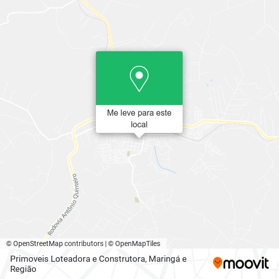 Primoveis Loteadora e Construtora mapa