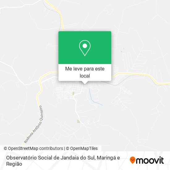 Observatório Social de Jandaia do Sul mapa