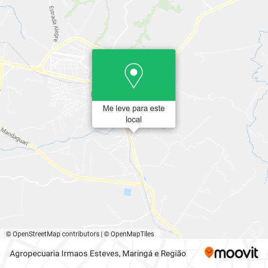 Agropecuaria Irmaos Esteves mapa