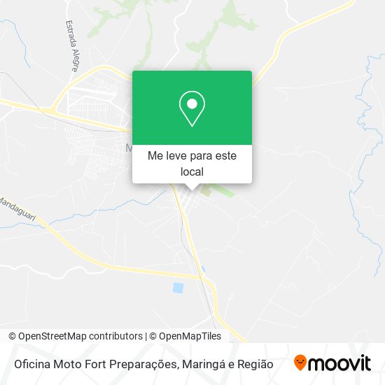 Oficina Moto Fort Preparações mapa