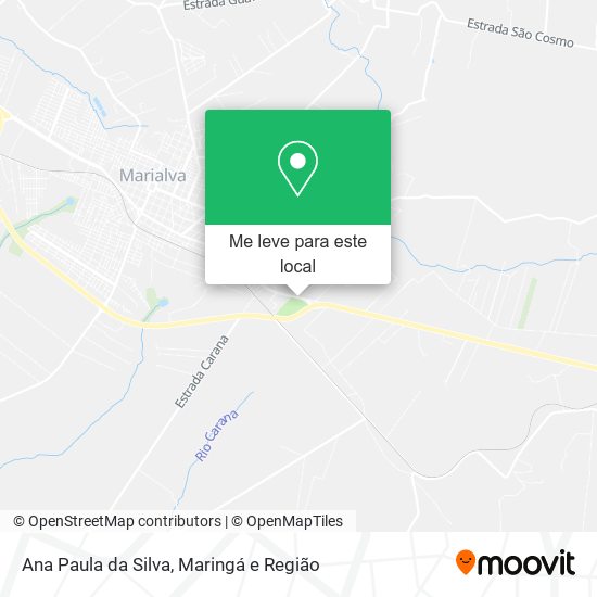 Ana Paula da Silva mapa