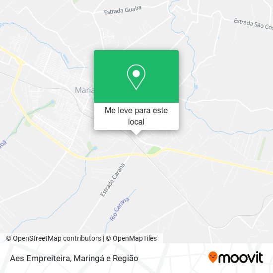 Aes Empreiteira mapa