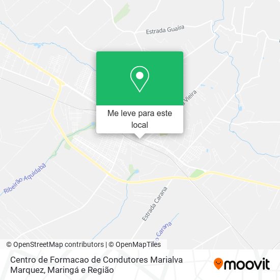 Centro de Formacao de Condutores Marialva Marquez mapa