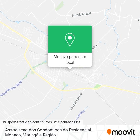Associacao dos Condominos do Residencial Monaco mapa