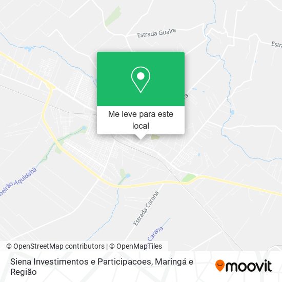 Siena Investimentos e Participacoes mapa