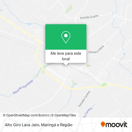 Alto Giro Lava Jato mapa