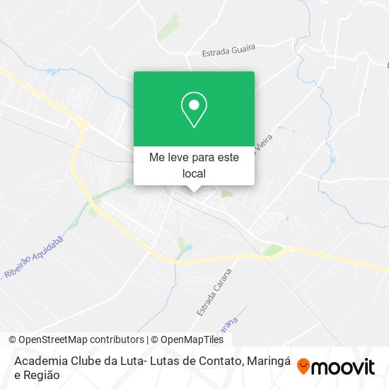 Academia Clube da Luta- Lutas de Contato mapa