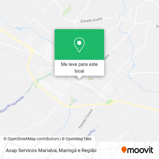 Asap Servicos Marialva mapa