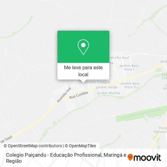 Colegio Paiçandu - Educação Profissional mapa