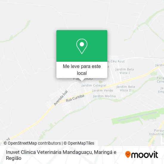 Inuvet Clinica Veterinária Mandaguaçu mapa