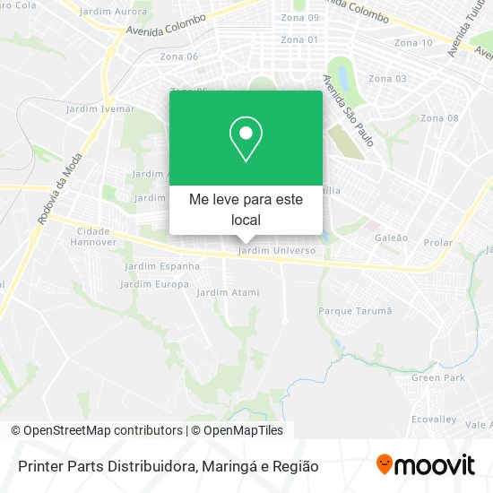 Printer Parts Distribuidora mapa