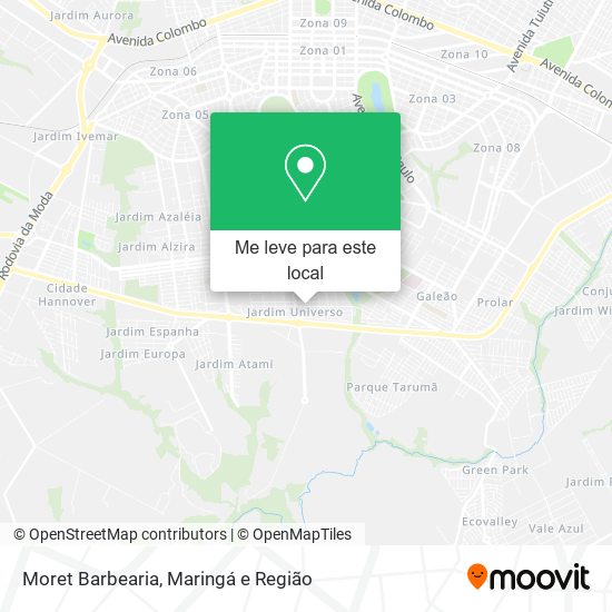 Moret Barbearia mapa