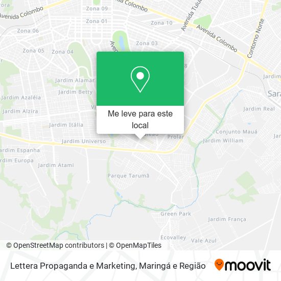 Lettera Propaganda e Marketing mapa