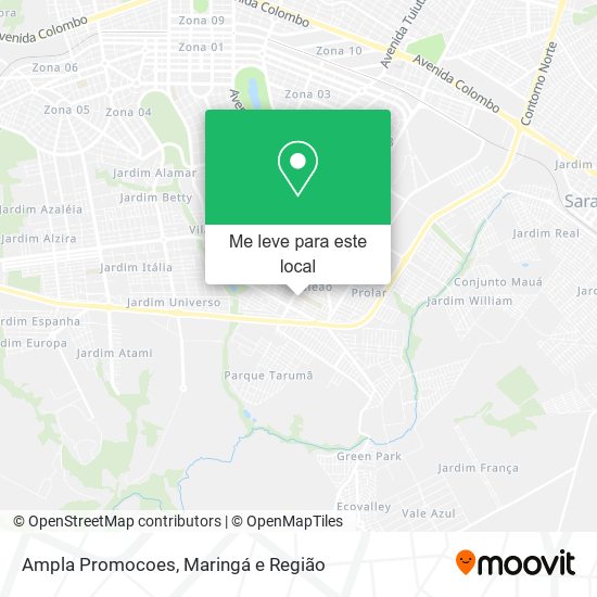 Ampla Promocoes mapa