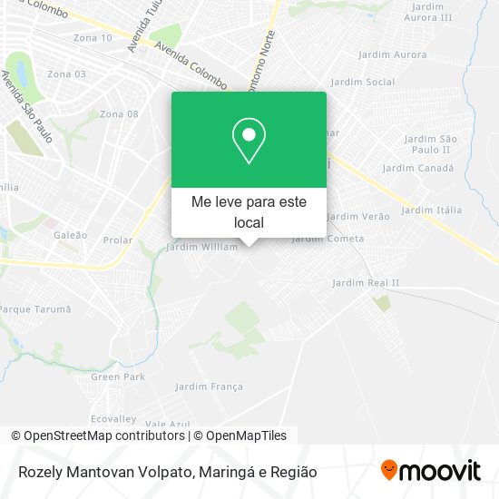 Rozely Mantovan Volpato mapa