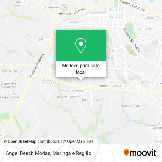 Angel Beach Modas mapa