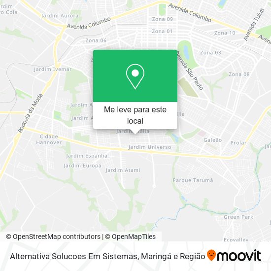 Alternativa Solucoes Em Sistemas mapa