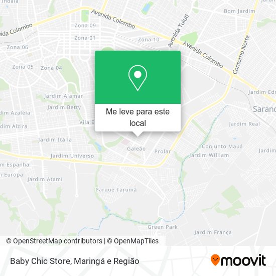 Baby Chic Store mapa
