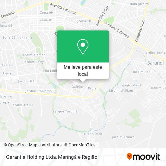 Garantia Holding Ltda mapa