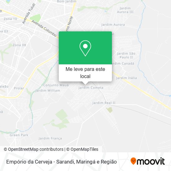 Empório da Cerveja - Sarandi mapa