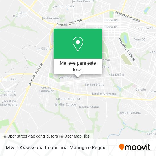 M & C Assessoria Imobiliaria mapa