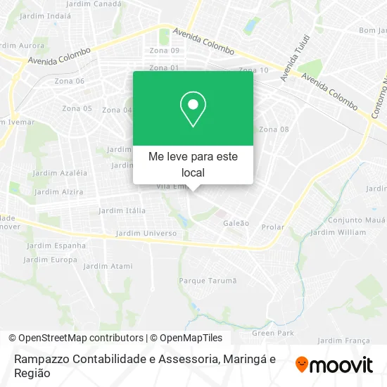 Rampazzo Contabilidade e Assessoria mapa