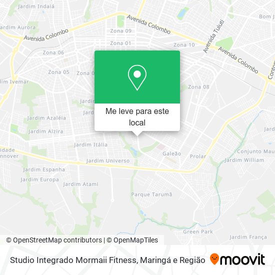 Studio Integrado Mormaii Fitness mapa