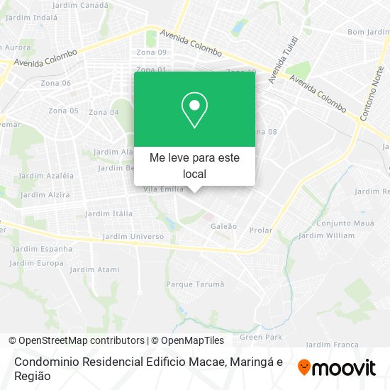 Condominio Residencial Edificio Macae mapa