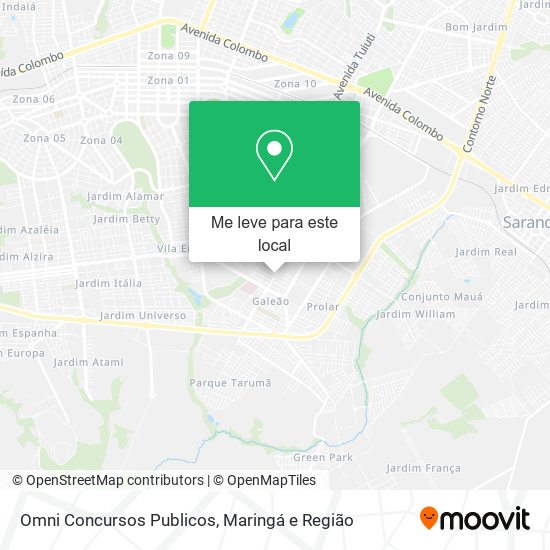 Omni Concursos Publicos mapa