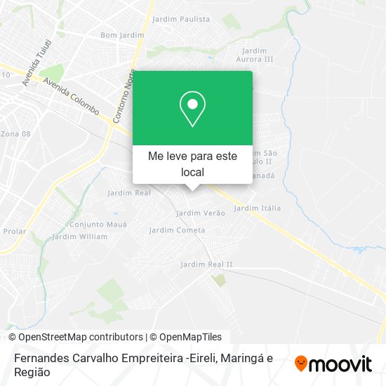 Fernandes Carvalho Empreiteira -Eireli mapa