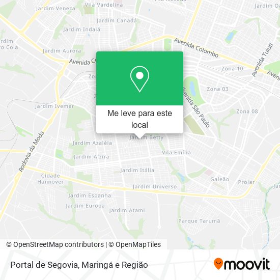 Portal de Segovia mapa