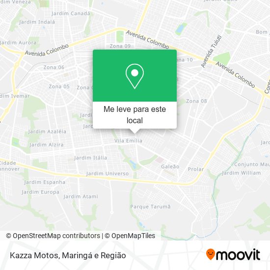 Kazza Motos mapa