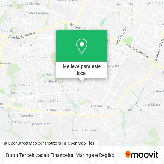 Bpon Terceirizacao Financeira mapa