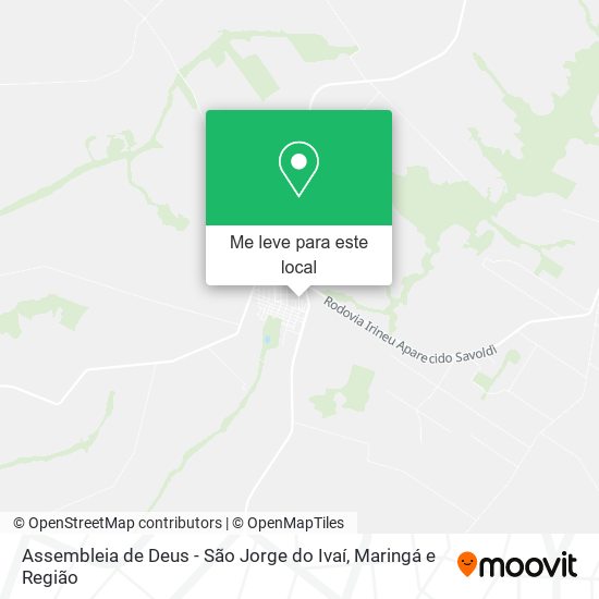 Assembleia de Deus - São Jorge do Ivaí mapa