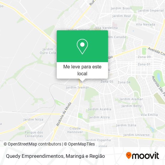 Quedy Empreendimentos mapa