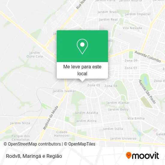 Rodv8 mapa