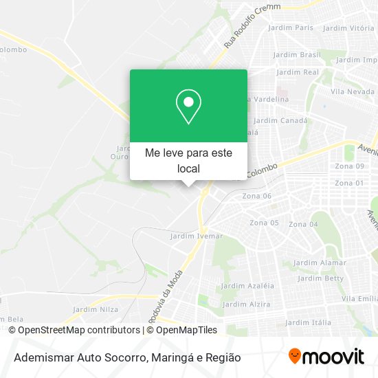 Ademismar Auto Socorro mapa