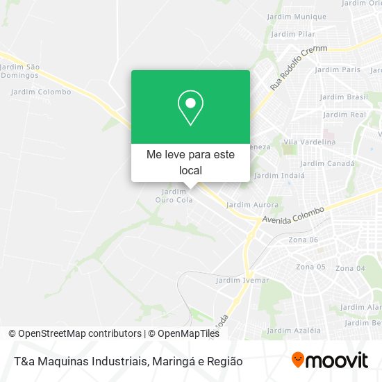 T&a Maquinas Industriais mapa