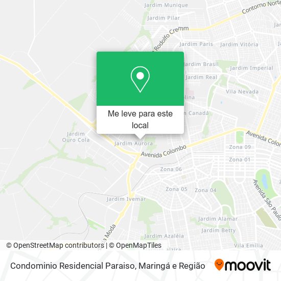 Condominio Residencial Paraiso mapa