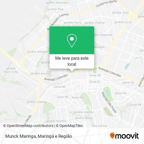 Munck Maringa mapa