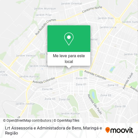 Lrt Assessoria e Administadora de Bens mapa